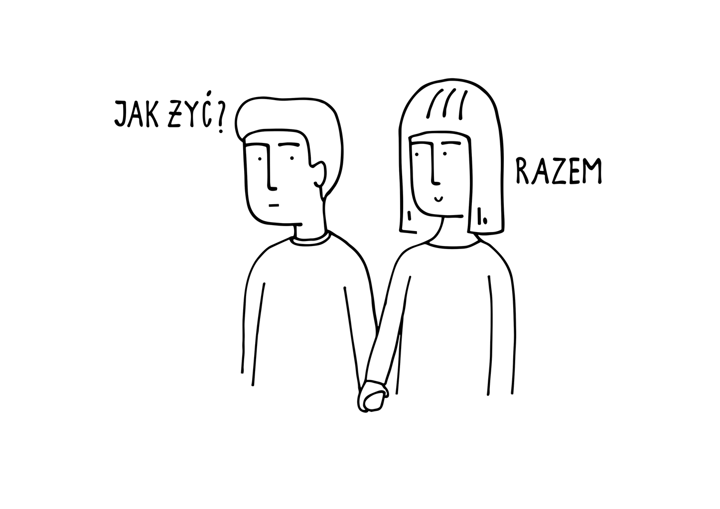 Plakat "Razem" (poziom)