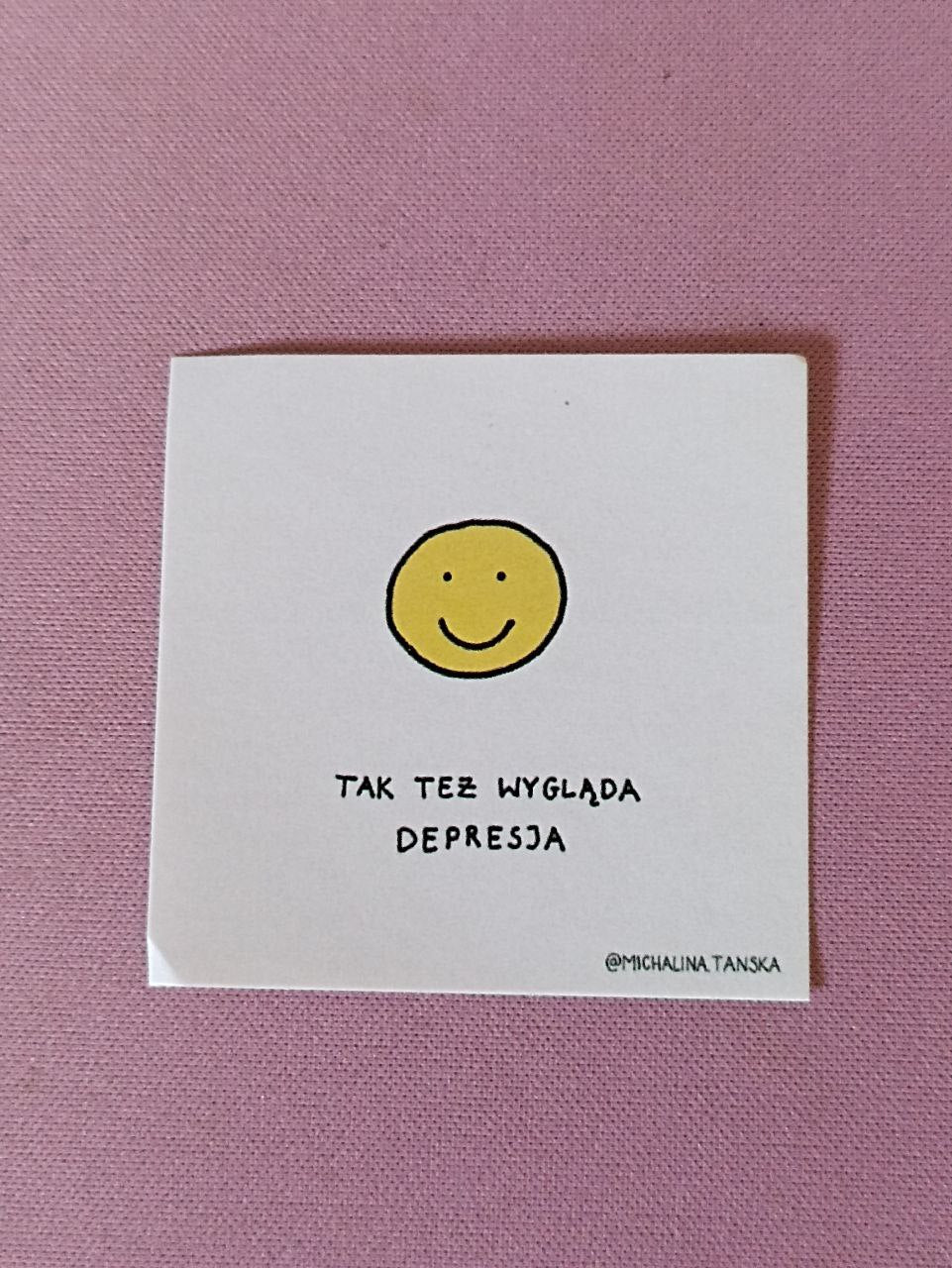 Naklejka "Depresja"