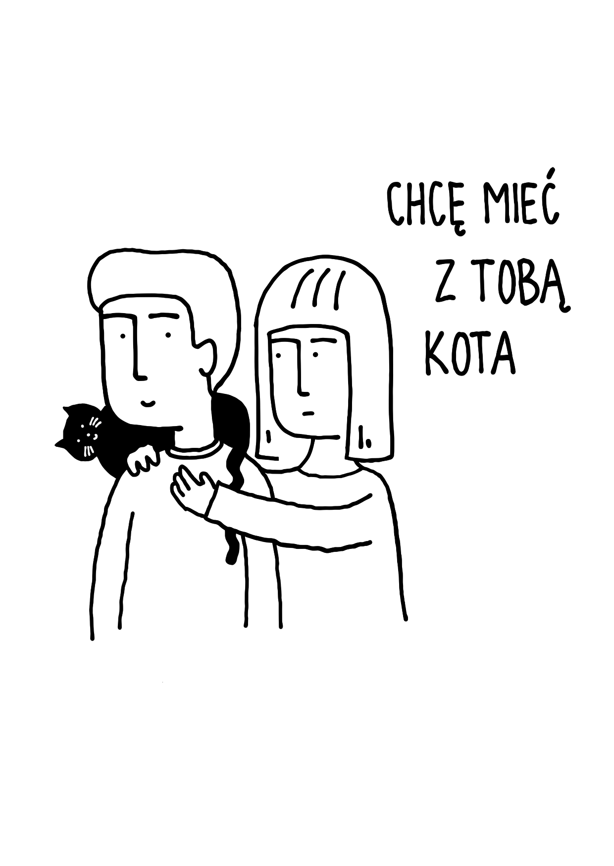 Pocztówka "Mieć kota"