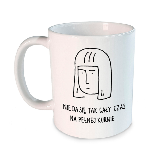 Kubek “Na pełnej kurwie”