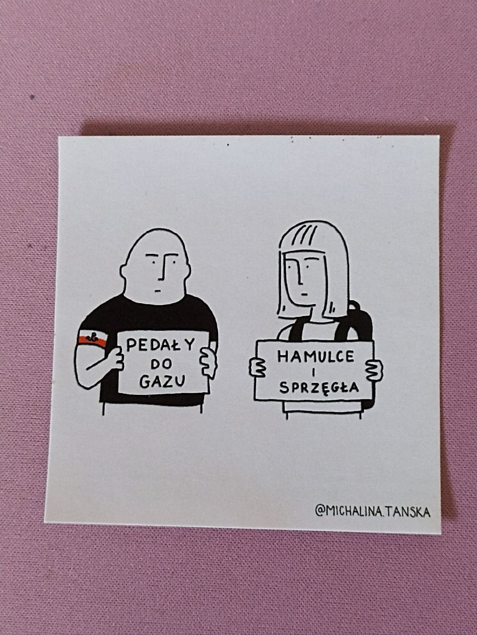 Naklejka "Hamulce i sprzęgła"