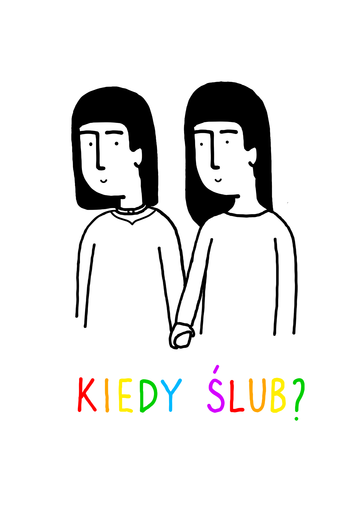 Pocztówka "Kiedy Ślub" K